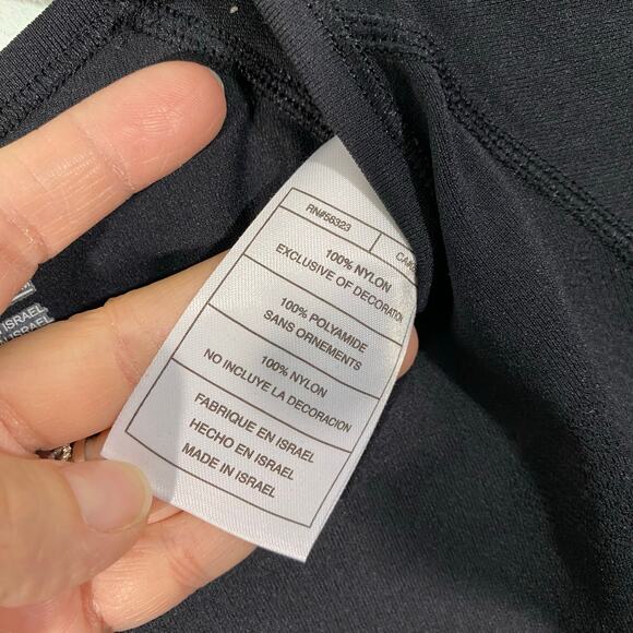 Nike Women's Black Fitdry Fitted Athletic Short Sleeve Top Size M - Picture 6 of 9